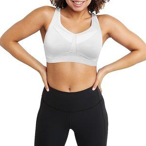 Champion, Motion Control, Underwire, High-Impact Sports Bra, 38B, White